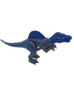 Игрушка Динозавр на батарейках (2032-1) цвет серый