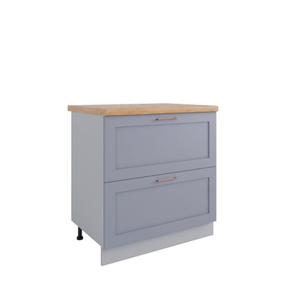 Кухня Модуль КМЯ 800 Квадро Серый эмалит