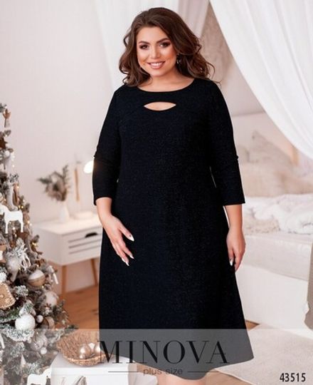 Платье 19-37Б-темно-синий Minova Фото 2