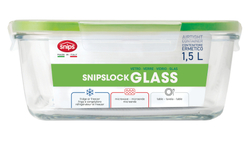 Контейнер прямоугольный 1.5л SNIPS зеленый
