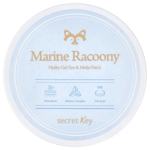 Secret Key, Marine Racoony HydrGel Eye & Multiпатч, 60 патчей, 90 г (3,17 унции)
