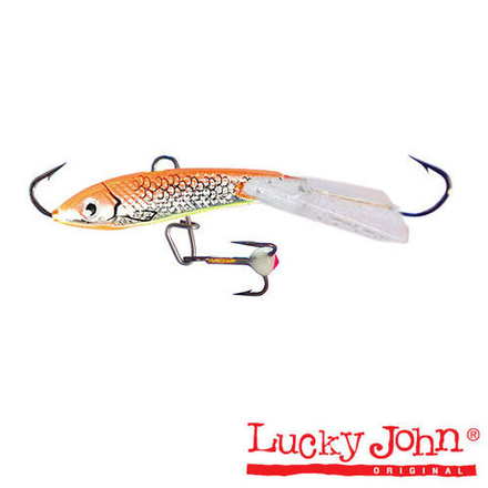 Балансир LUCKY JOHN Fin 3 (+тройник), 40 мм, цвет 46H