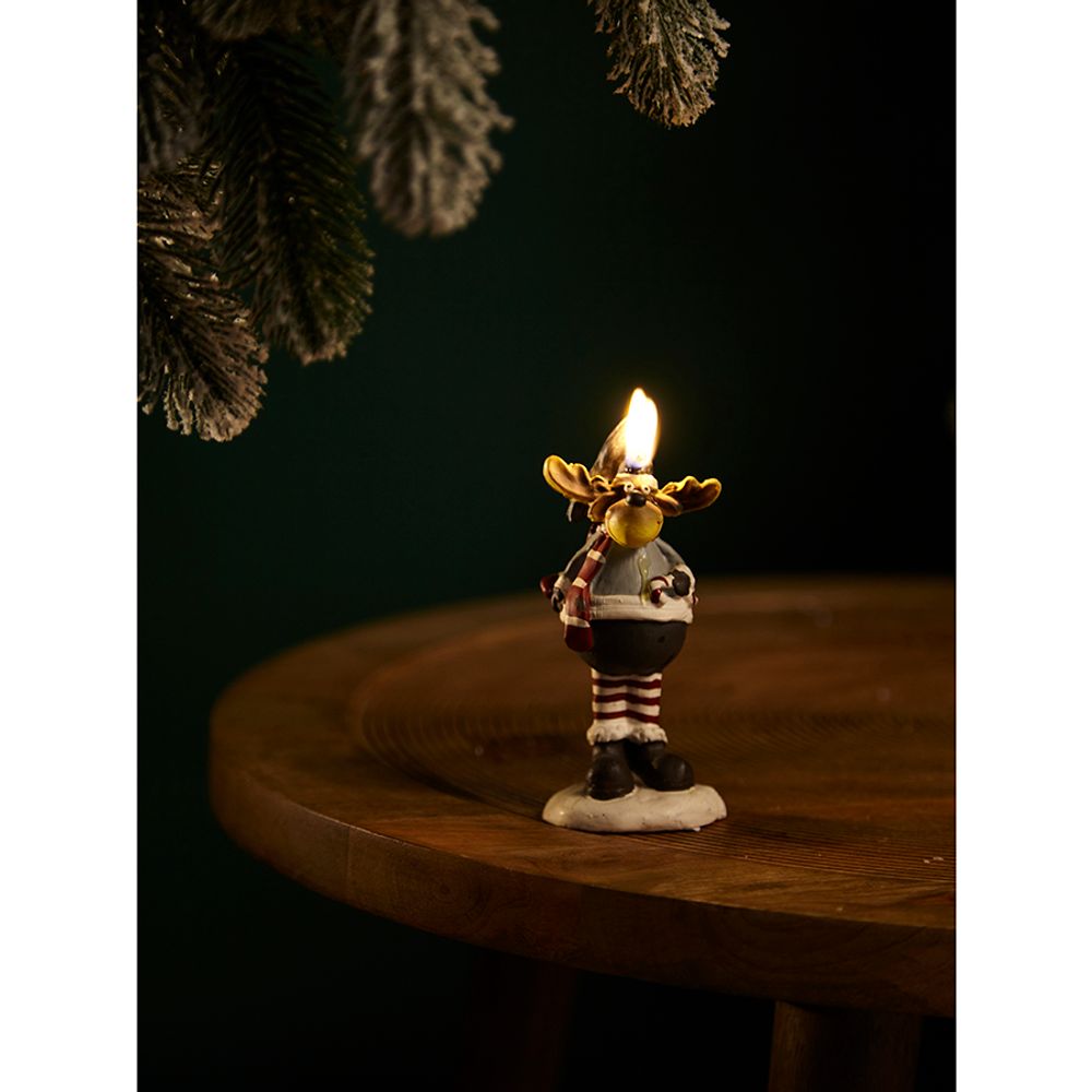 Свеча декоративная Festive Moose из коллекции New Year Essential, 12 см