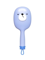 [Solomeya] Массажная расческа для волос Милый Мишка Голубая Cute Bear Massage Hair Brush Blue, 1шт
