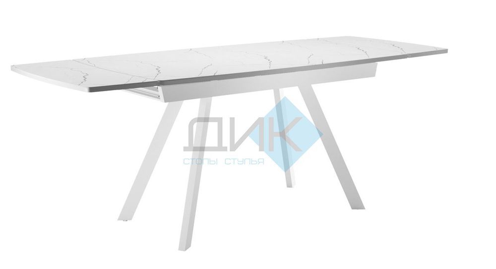 Стол DikLine US120 опоры белые