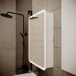 Зеркальный шкаф MIXLINE "Фиджи Flip" 600*800 (ШВ) универсал, сенсорный выкл.,светодиодная подсветка