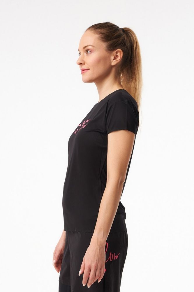 ФУТБОЛКА ЖЕНСКАЯ TEE SUPER LIGHT | BLACK PINK