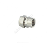 Муфта латунь никель 15Aх1/2" обжим/ВР STAHLMANN SSFL1501/2NEF