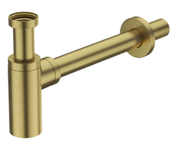 Бутылочный сифон для умывальника, матовое золото, Optima Home, IDDIS, OPTMG00i84