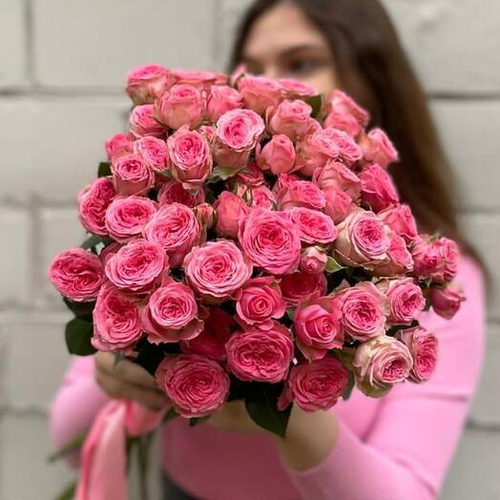 Кустовая роза Элисана. Цветы поштучно 007 Chalet Green