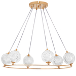 737063 Люстра ACRILE G9 6х6W(led) G9 ЗОЛОТО