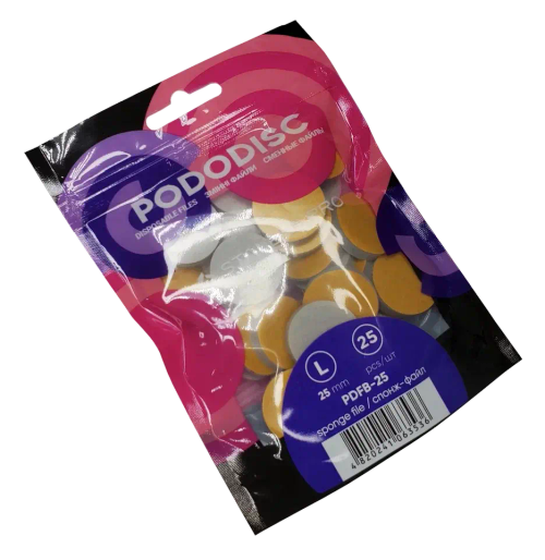 Спонж-файл для педикюрного диска L STALEKS PRO, 25 шт