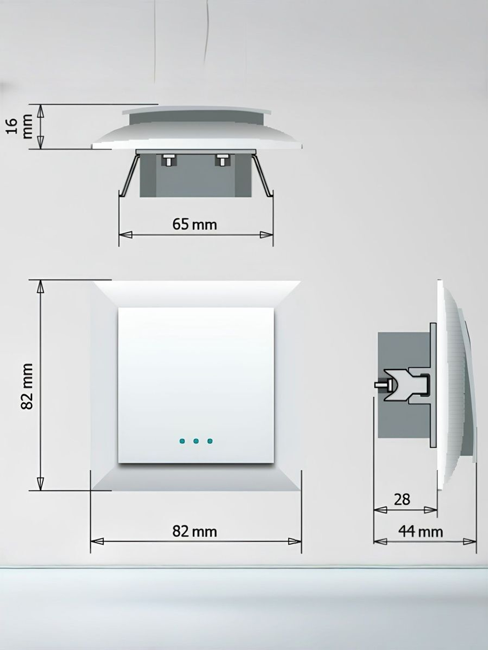 Розетка 1-я с з/к ProfiTec Optima керамика, бежевая