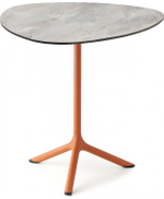 Стол ламинированный обеденный складной Scab Design Tripe Folding, терракотовый, каменный