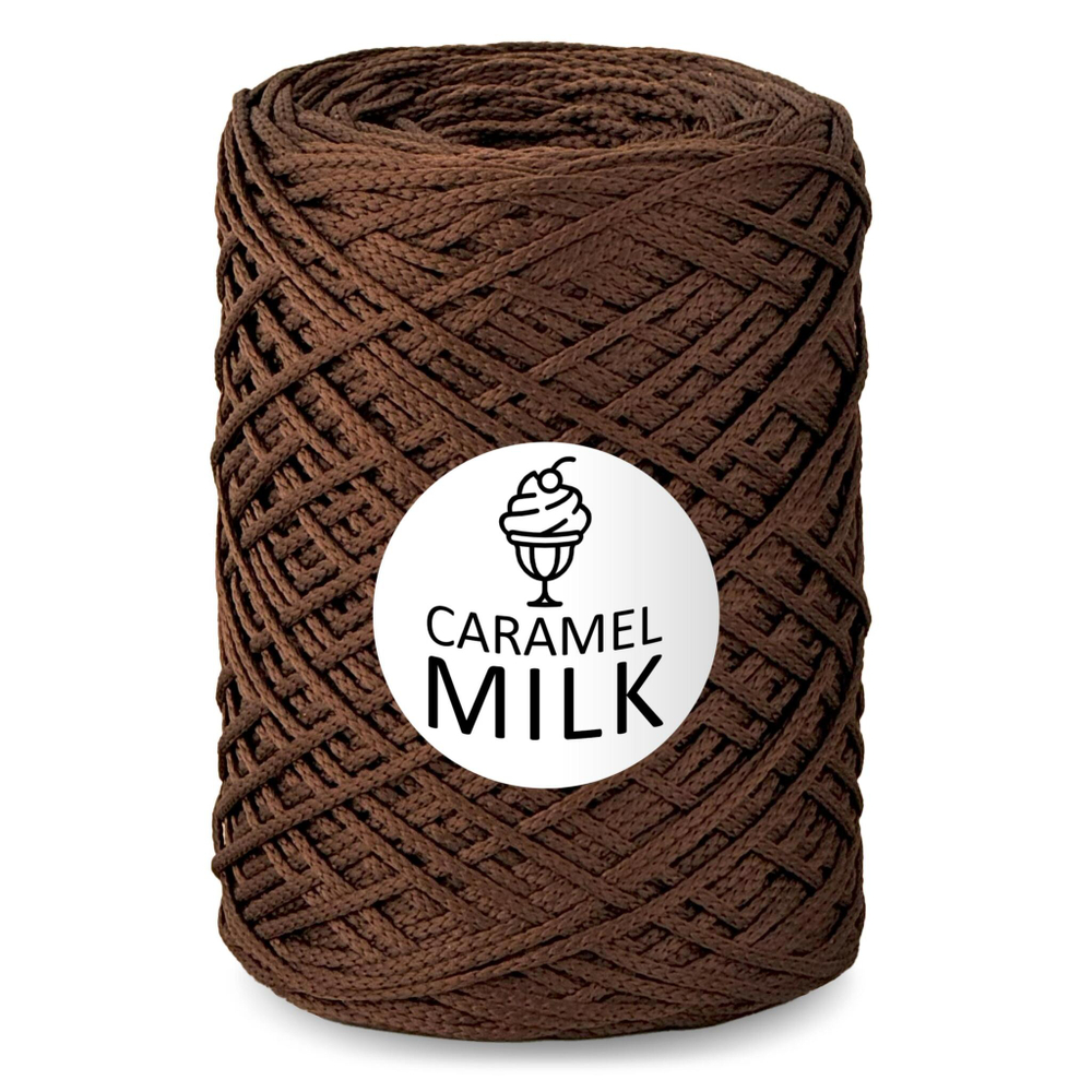 Шнур Caramel Milk, 3мм, 300м, 100% полиэфир (1 шт.)