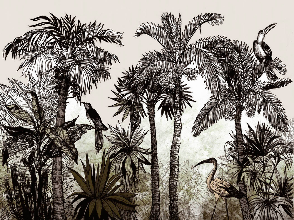 Дизайнерские обои Wall Street Zoo