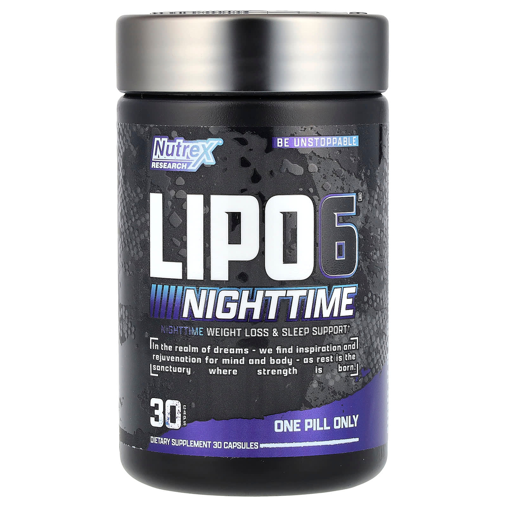 Nutrex Research, LIPO 6®, для приема внутрь, 30 капсул