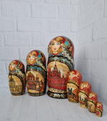 Матрешка "с видами города "  7мест
