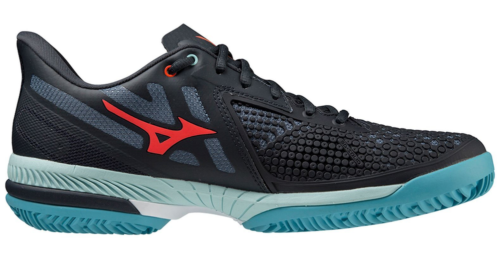 Мужские кроссовки теннисные Mizuno Wave Exceed Tour 5 CC - небесный