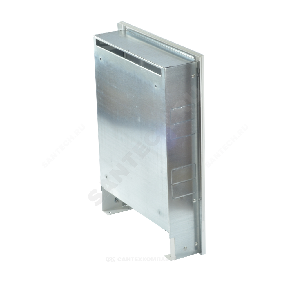 Шкаф коллекторный встраиваемый сталь ШРВ-6 1150х120-180х648-711мм RAL 9016 (Белый) Wester 0-32-1150