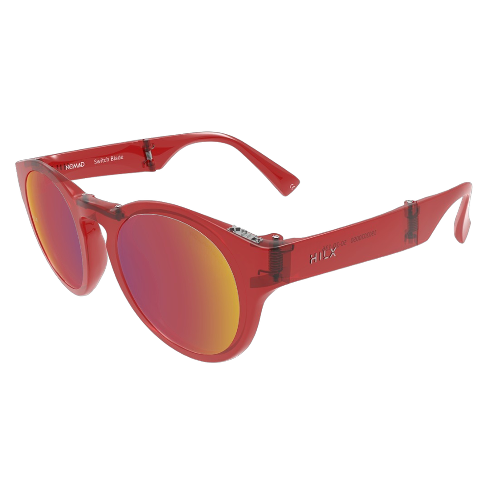 Спортивные очки HILX Switch Blade / Shiny Red / Red Lens