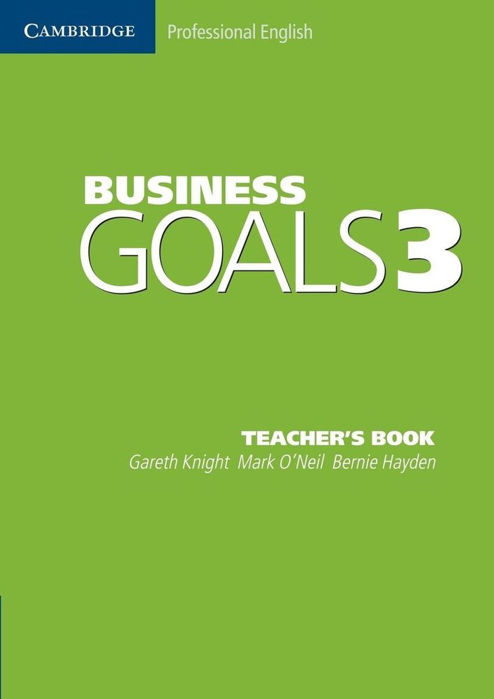 Business Goals 3 Teacher&#39;s Book