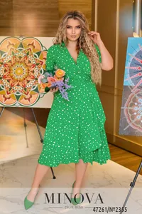 Платье 2355-зеленый Minova