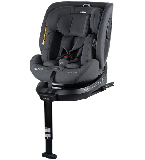 Автокресло E-TRON ISOFIX I-SIZE (0-36 кг) серый