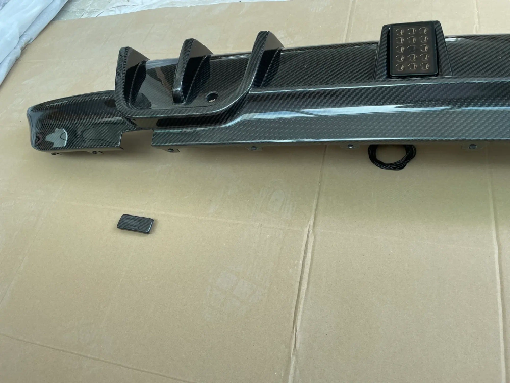 Карбоновый диффузор заднего бампера для BMW X5 G05 / X5M F95 / X6 G06 / X6M F96 БМВ