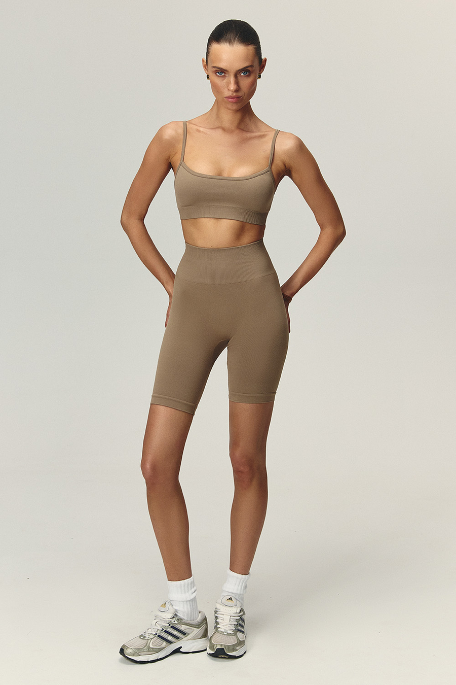 Велосипедки укороченные №45 Капучино