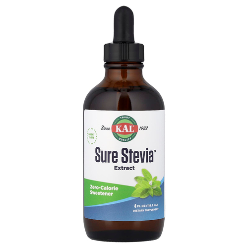 KAL, Sure Stevia™, экстракт, 118,3 мл (4 жидк. унции)