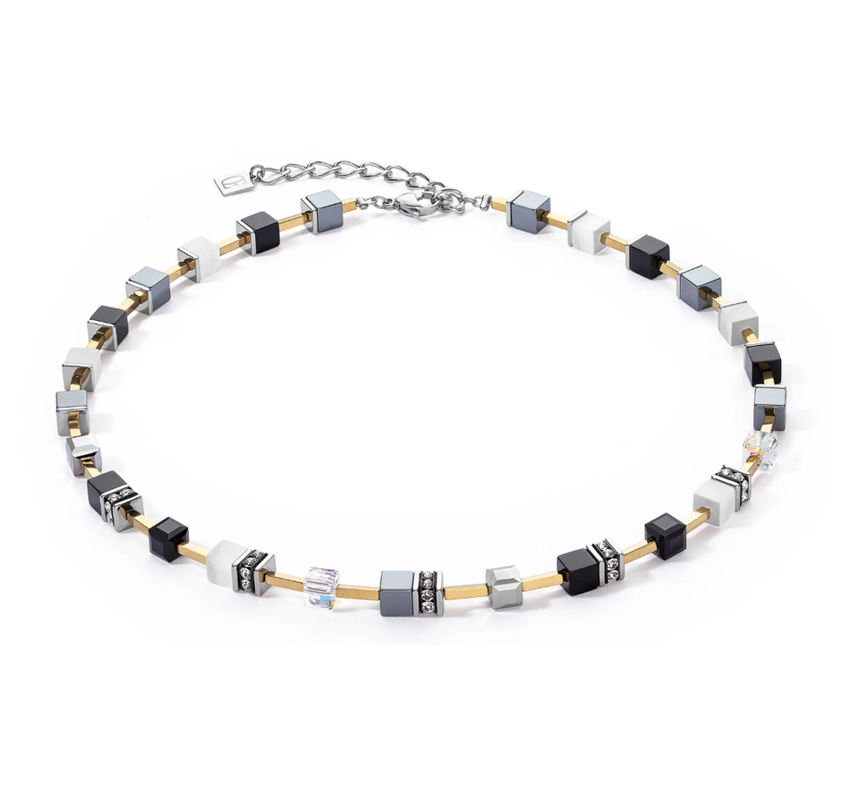 Колье Coeur de Lion Black-White-Grey 2700/10-1333