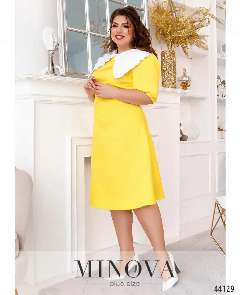 Платье 820-желтый Minova