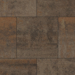 Тротуарная плитка КВАДРАТ 500х500 мм - Листопад гранит Клен