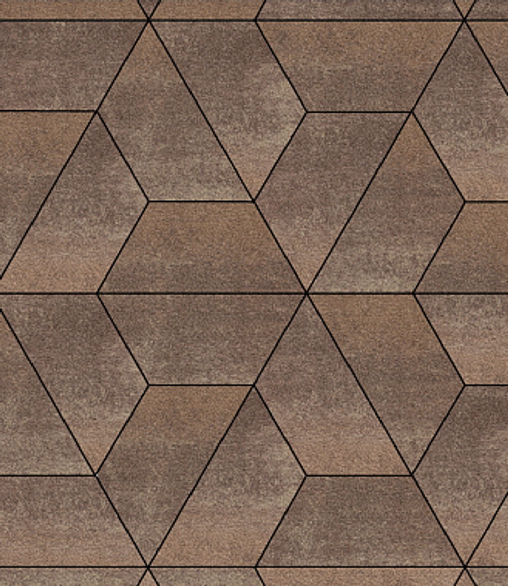 Тротуарная плитка ВЫБОР, форма Трапеция, h=60мм