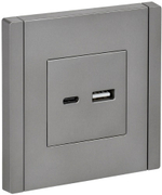 Розетка USB  IEK FP-U22-D31-K46