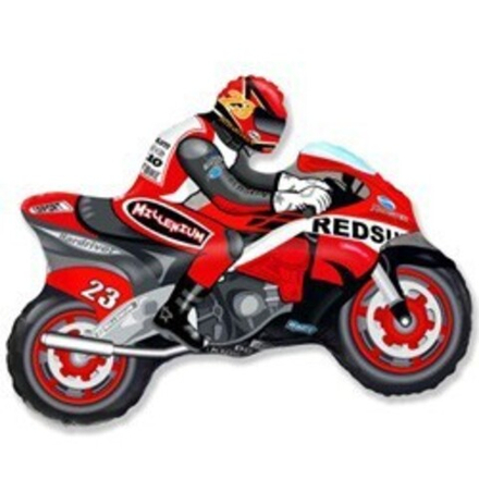 F Мини-фигура, Мотоцикл (красный), 14"/31 см, 5 шт.
