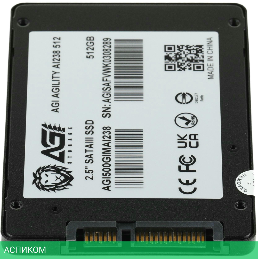 SSD диск AGI AGI500GIMAI238-CB