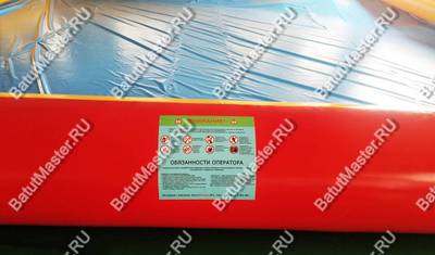 Квадратный надувной бассейн "Летнее настроение" 10*10*0.65 м