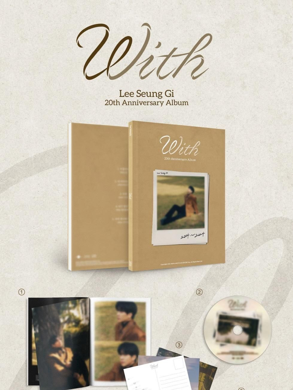 Альбом LEE SEING GI - WITH 20th Anniversary Album