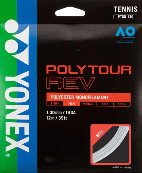 Теннисная струна Yonex Polytour Rev White - 1.3 Set (12 м), арт. PTGR130-011