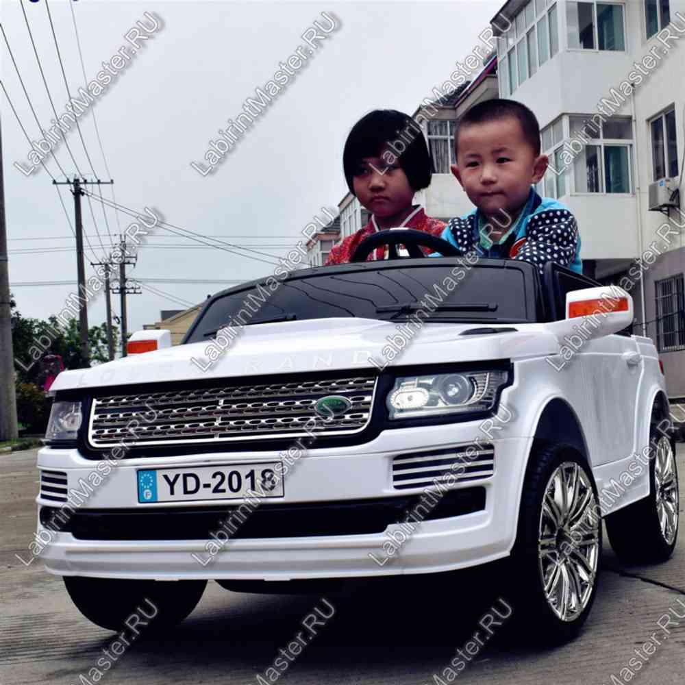 Детский электромобиль "Lover Rand YD-2018" белый