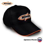 Бейсболка Minoga черная