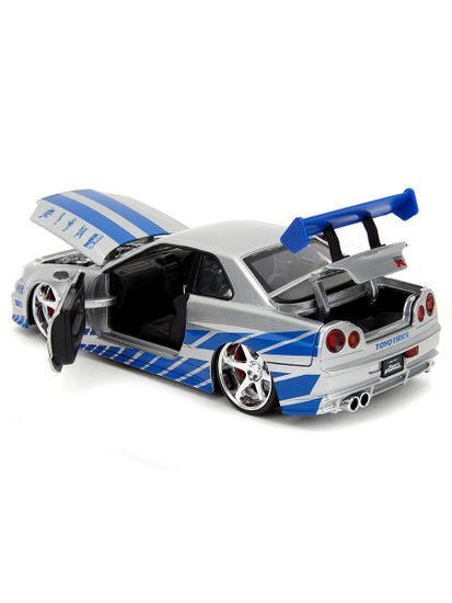 Модель Машинки Форсаж 1:24 FF 2003 Brian's Nissan Skyline GT-R (R34) 97158