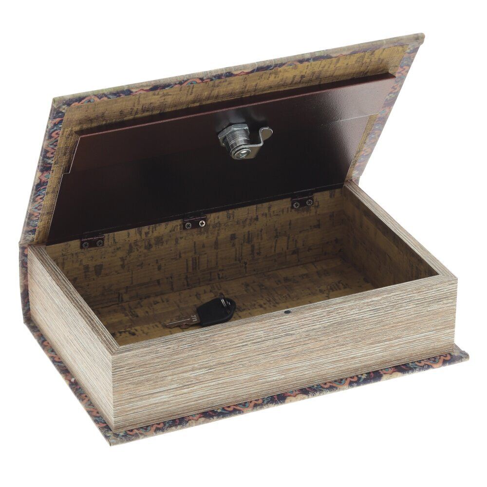 GAEM Шкатулка-книга с замком, L18 W7 H27 см