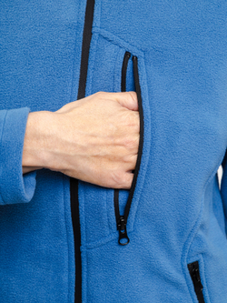 Кофта "НОХО" флисовая женская, цвет "Полуночная синева"