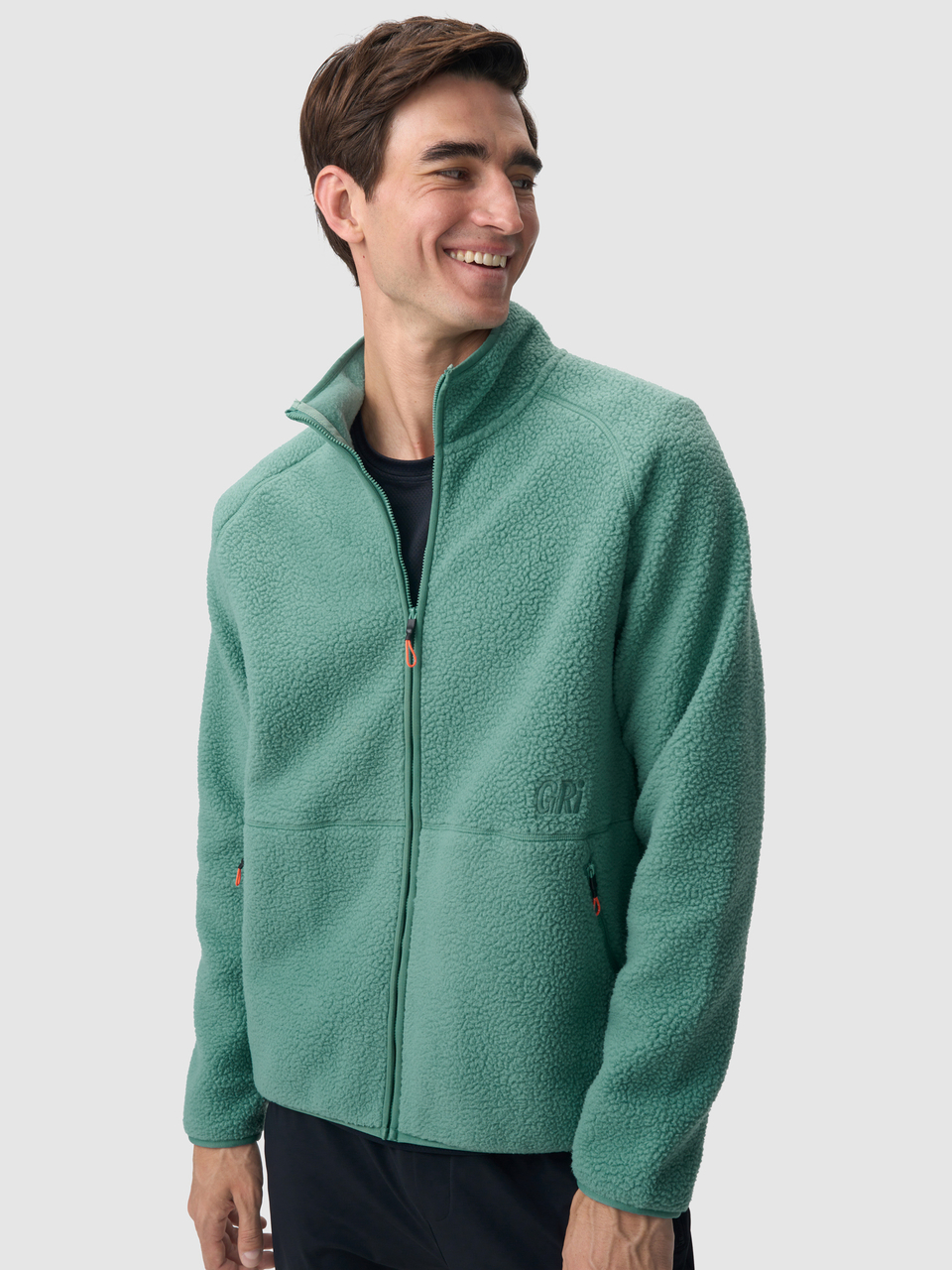 Кофта мужская Полар зеленая