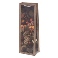 GAEM Пакет подарочный для бутылок (бумага 210г/м2, блок 12шт), L12,5 W8 H36 см, 4в.