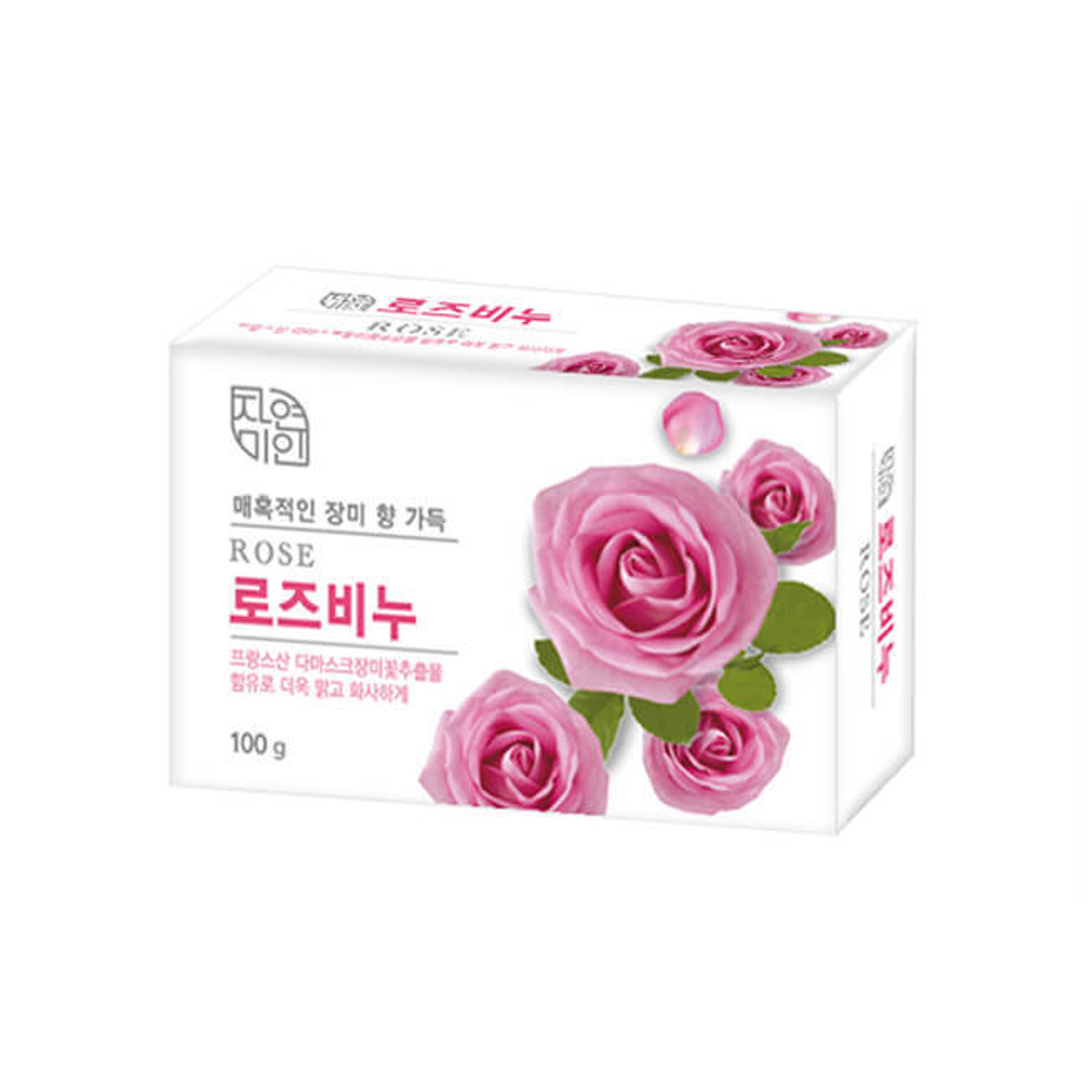 Мыло увлажняющее с экстрактом дамасской розы 100 г Rose Beauty Soap