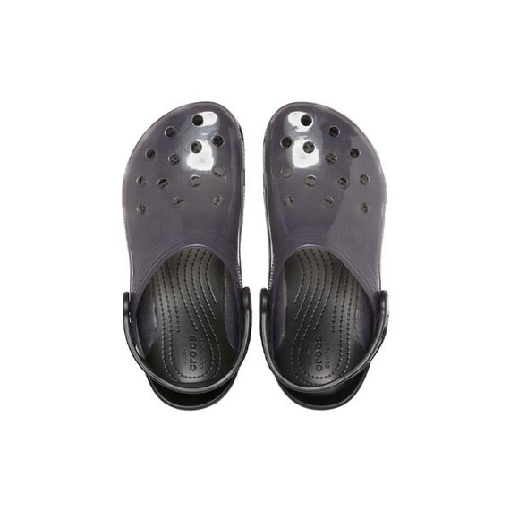 Crocs Classic Translucent Clog 'Black Gray'